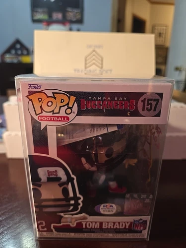 Tone Rodriguez Artist Tom Brady # 157 Sketched Signed Funko PSA Presence