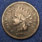 1879 Indian Head Cent Choice Extremely Fine XF Details #303