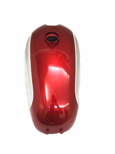 Tanque de gasolina para Matchless G12 Competition en pintura cerezo y cromo Foto 4 de 4