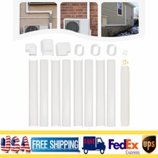 5" 17Ft Air Conditioner PVC Line Set Cover Kit For Split/Central AC & Heat Pump