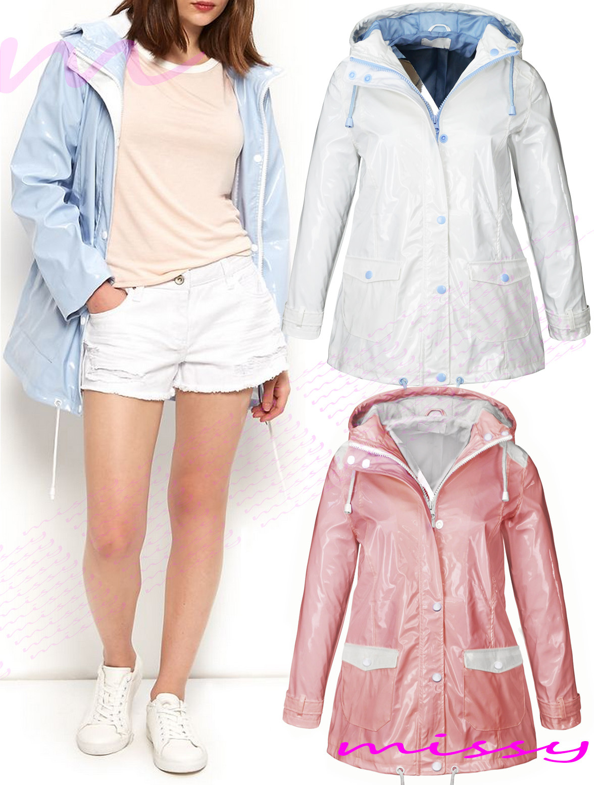 WATERPROOF COAT Festival Rain Mac 