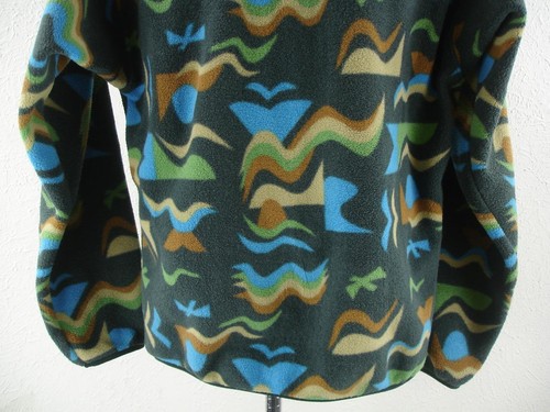 Mens S Patagonia Lightweight Synchilla Snap-T Fleece Jacket Arctic Collage 25580 - Picture 9 of 22