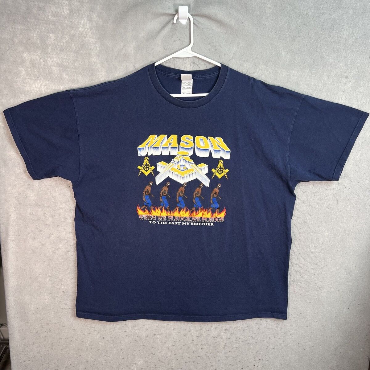 Vintage 90s Mason Masonic Freemason We Pledge T Shirt Adult Vintage 90s Mason Masonic Freemason We Pledge T Shirt Adult