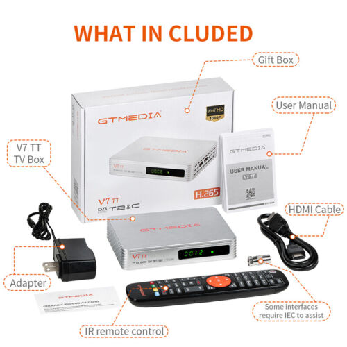 GTMEDIA FHD DVB-T/T2/C Receiver TV Digital Tuner BOX WIFI HDMI USB Mediaplayer - Bild 4 von 11