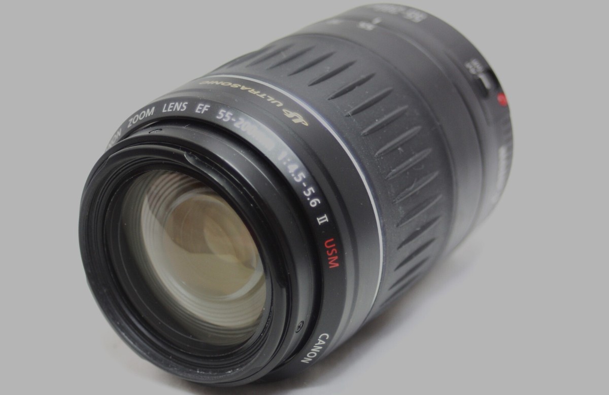 AS IS] Canon EF 55-200mm f/4.5-5.6 II Zoom Lens for Canon EF