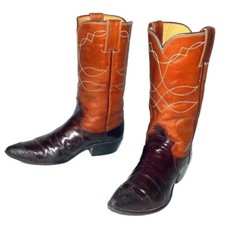 Vintage Justin Cowboy Boots Ladies 6 A Narrow Petite Cowgirl Vintage Western