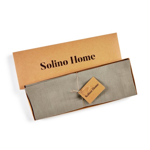 Solino Home 100% Pure Linen Placemats Cloth 14 x 19" for Summer Dining- Fete - Picture 144 of 165