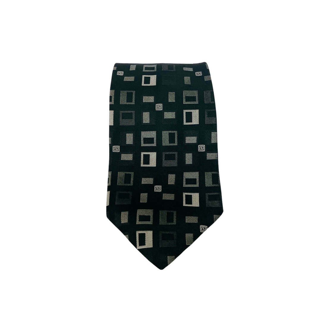VERSACE  COLLECTION tie square pattern all over s… - image 3