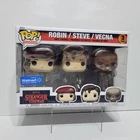 Funko Pop! Vinyl Stranger Things Robin Steve Vecna 3 Pack Walmart Exclusive