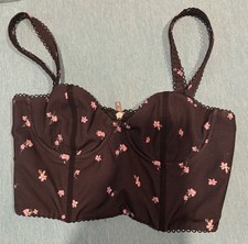 White Fox Floral corset top size M