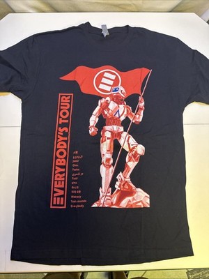Logic Everybody's Tour Mens Double Sided Short Sleeve Graphic T-Shirt Size M