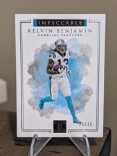 Kelvin Benjamin:  2017 Panini Impeccable, 