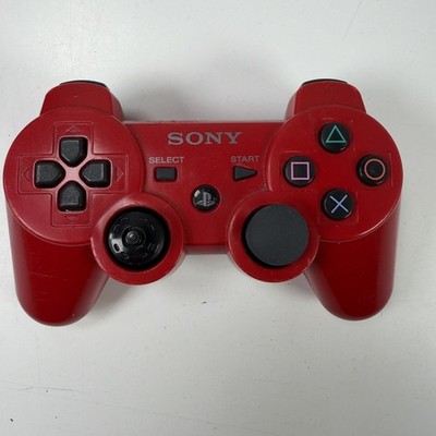 Sony PlayStation 3 PS3 DualShock 3 Sixaxis Wireless Controller Rot OEM