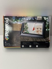 NIB Polaroid 7  Hi-Res Digital Picture Frame  Black Frame  PDF-700 FREE SHIP