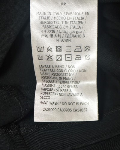 NEW Alexander McQueen Men's 682528 SKULL DIAGRAM Cotton T Shirt SIZE S Black - Picture 8 of 10