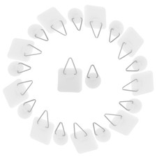  50 Pcs Ganci Adesivi Muro Appendini Parete Appendiabiti Resistenti