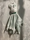 Under the Nile Organic Egyptian Cotton Bunny Rabbit Lovey Security Blanket Green