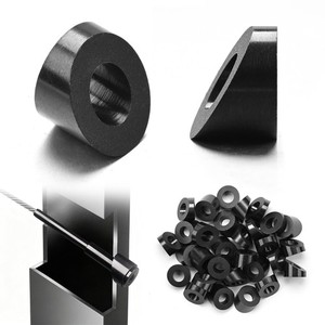 Yescom 5/16 ID Angle Beveled Washer for 1/8 3/16 Cable Railing Stair End 30 Pack