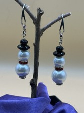 Snowman Christmas Dangle Earrings