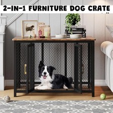 Wooden Multi-Doors Dog Crates Furniture Large Furniture Style Dog Crate Indoor