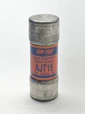 Ferraz Shawmut AJT15 Amp-Trap Fuse, 600VAC 15Amp, Class J