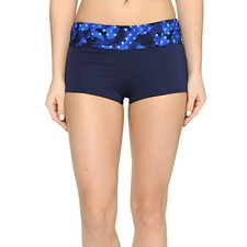 TYR Cadet Della Swim Boyshorts Womens S 4/6 Royal Blue/Navy NWT
