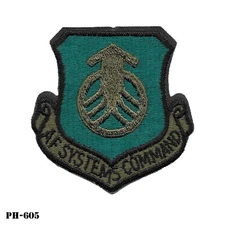 AF Systems Command ~ US Air Force USAF ~ Vintage Subdued Patch ~ NEW