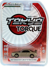2018 GreenLight Tokyo Torque 2001 Nissan Skyline GT-R R34 M-SPEC Series 1