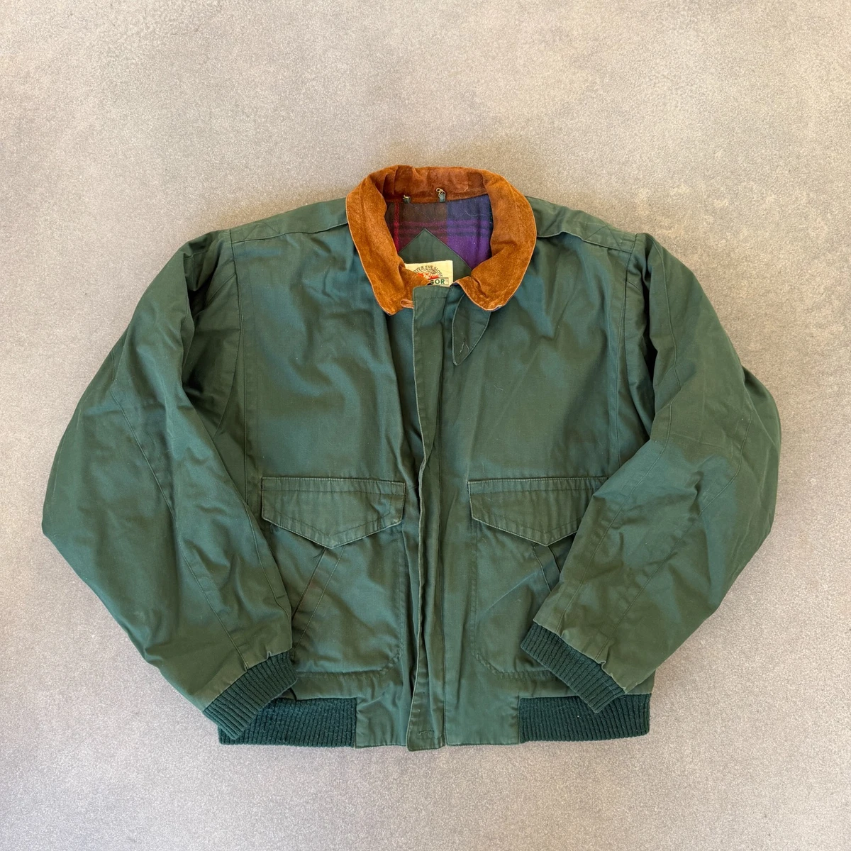 80s vtg McGREGOR A-2 wool bomber jacket 【公式通販】
