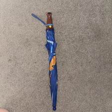 Vintage Y2K 2001 Scooby Doo Umbrella blue