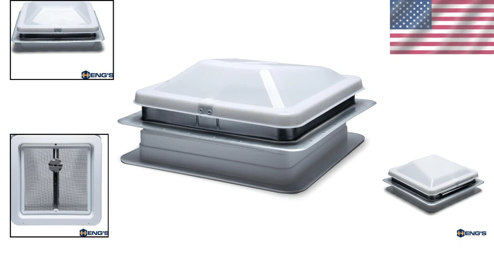 Heng's 71111-c1g1 Universal Vent - White - Image 2 of 4