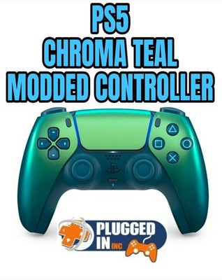 SONY PS5 CHROMA TEAL MODDED RAPID FIRE CONTROLLER COD MW FPS