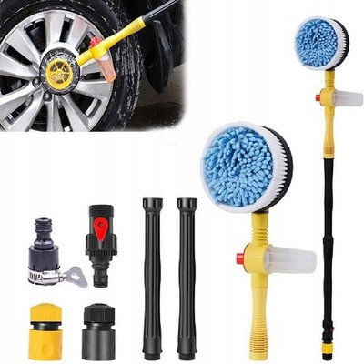 Autowaschbürste Rotierend Reinigungsbürste Schaumspender Gartenschlauch Auto Set