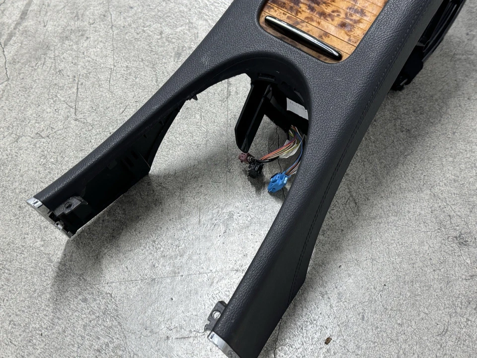 2005-2009 Mercedes W211 E350 E55 Center Console Armrest Storage Unit Black OEM - Image 2 of 4