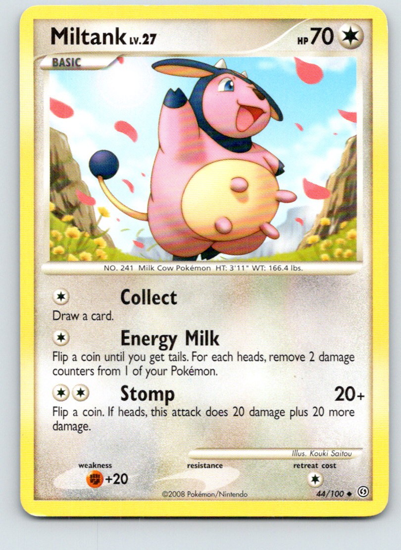 Pokémon TCG Stormfront Miltank 44/100 VG MP Non-Holo B1A1