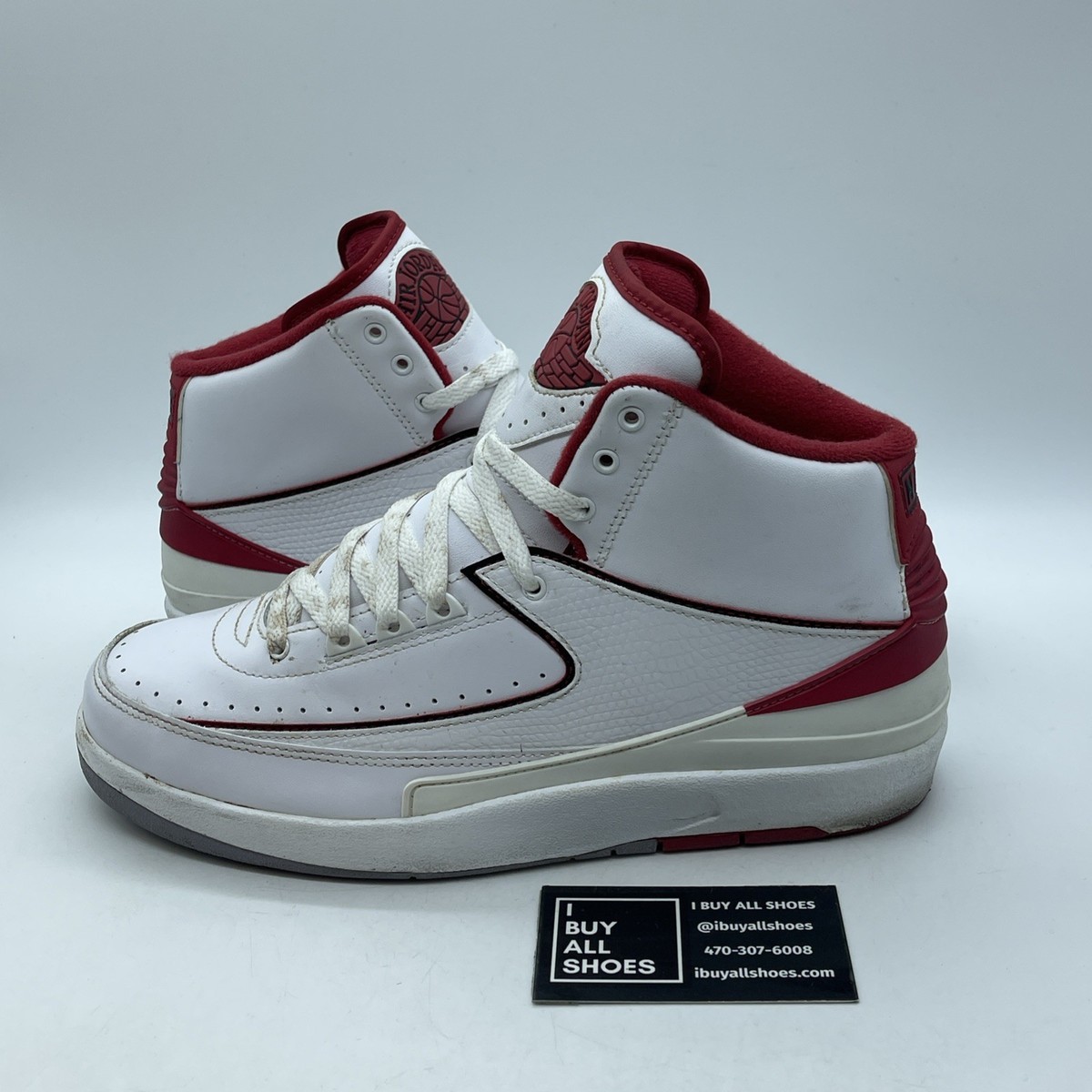 Size 9 - Air Jordan 2 Retro Chicago Home White Red Leather  display picture 2