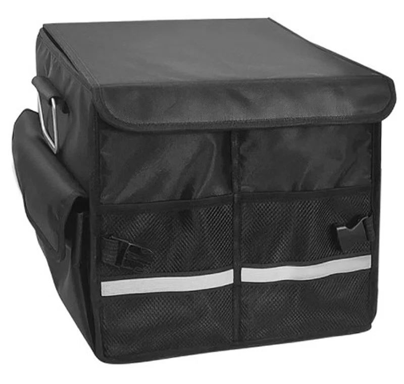 Kofferraumtasche Organizer mit Deckel Kofferraum Autobox Auto Box Tasche - Bild 2 von 4