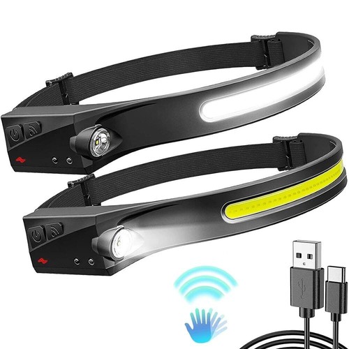 1-3X Waterproof COB Headlamp Night Buddy LED Motion Sensor Head Torch Headlight - Picture 9 of 15