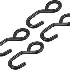 Ratchet Strap S Hook 9mm Load 3306 Lbs for 1.2" Tie Down Strap Webbing 25 mm