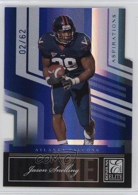 2007 Donruss Elite Aspirations Die-Cut /62 Jason Snelling #153 Rookie RC yj7