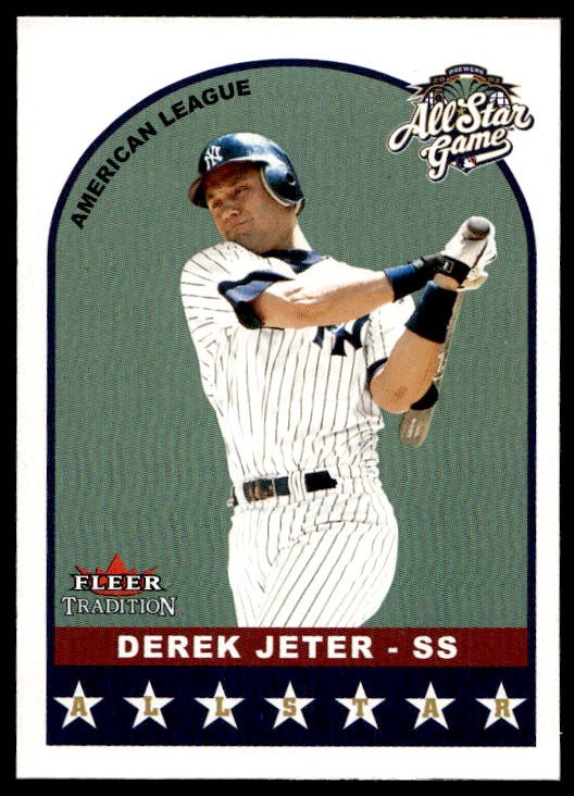 2002 Fleer Tradition Update #U307 Derek Jeter New York Yankees