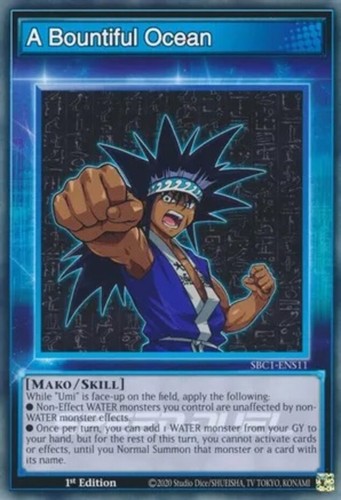 A Bountiful Ocean SBC1-ENS11 1st Edition Common Speed Duel: Streets of Battle City