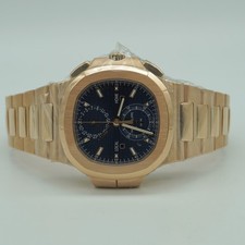 Patek Philippe Nautilus 5990/1R Travel Time Chronograph 2022 Blue Dial 2