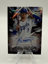 2025 Topps Chrome Sapphire Selections Bobby Witt Jr On Card Auto Black /10