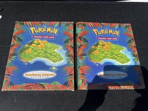 southern island pokemon cards ebay Pokmon Islands Collection Complete Master Set (18/18) 2001 Captured in a crystal Pokemon Southern Islands Tropical Island