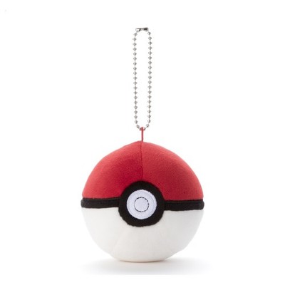 Mocchi Mocchi Style Monster Ball Mascot Plush Bag Charm Pokemon Pokeball Soft