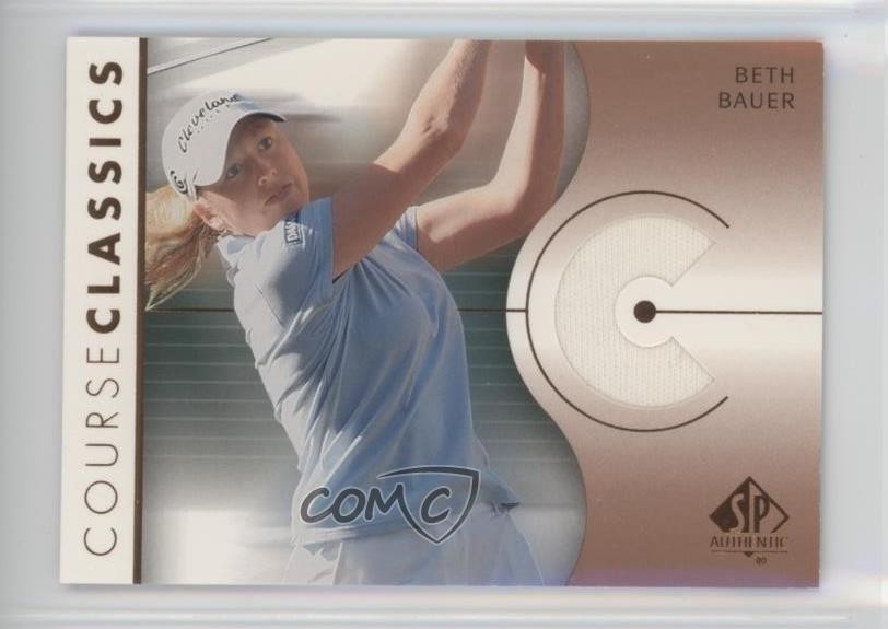 2003 SP Authentic Course Classics Golf Shirts Beth Bauer #CC-BB Rookie RC 1u5y