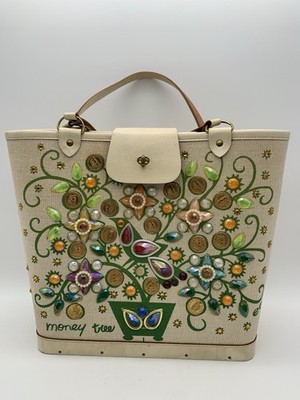 Collins Of Texas Money Tree Bag Vintage Jeweled