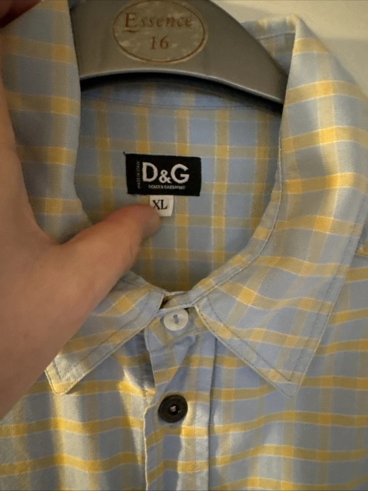DOLCE & GABBANA Mens Shirt XL Slim Fit - Image 3 of 4