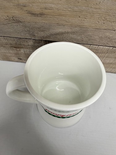 Krispy Kreme Doughnuts Ceramic Coffee Mug Large Heavy Raised Logos - Picture 2 of 10